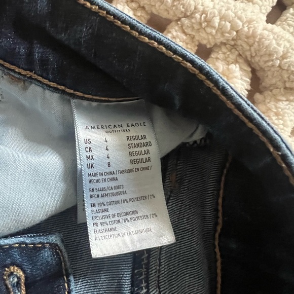 American Eagle Dark Wash Skinny Jeans - Picture 3 of 4